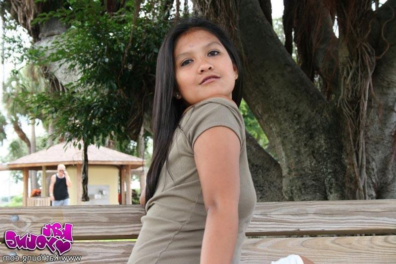 16P Busty Asian teen poses sexy