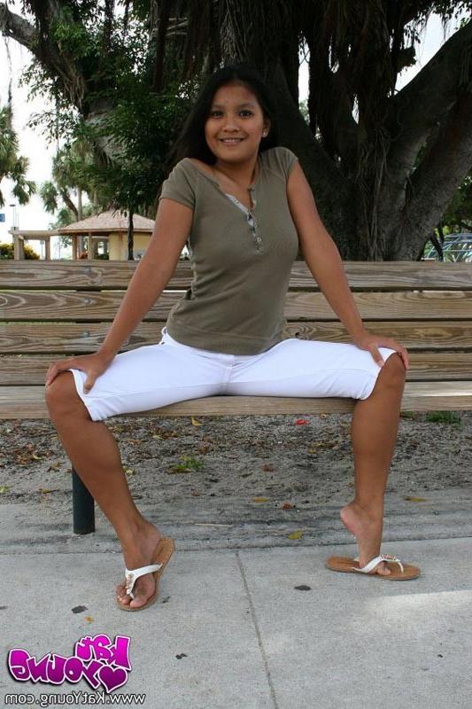 16P Busty Asian teen poses sexy