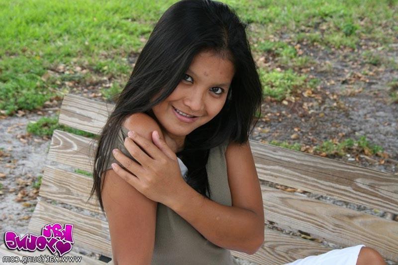 16P Busty Asian teen poses sexy
