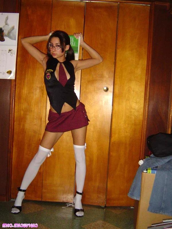 16P Busty asian schoolgirl in uniform