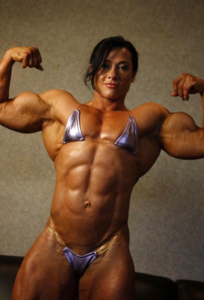 12P Massive muscular Goddess ripped strong body