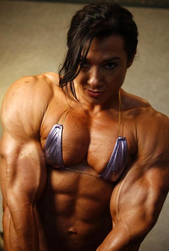 12P Massive muscular Goddess ripped strong body