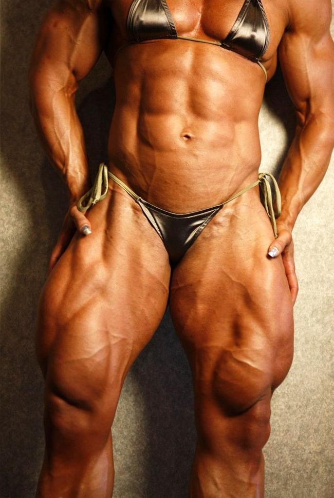 12P Massive muscular Goddess ripped strong body