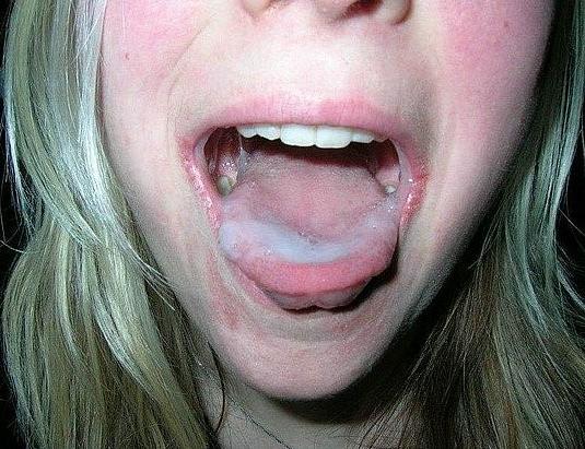 12P mouthful of cum