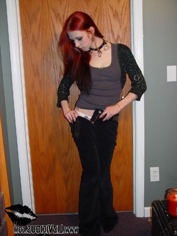 16P Check out liz in her hot thong panties