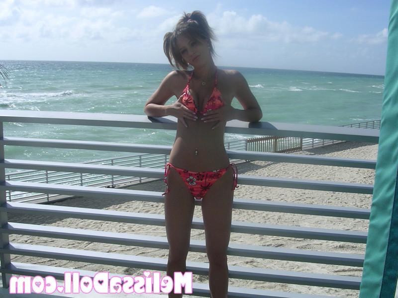 16P sweet teen shows off her little titties