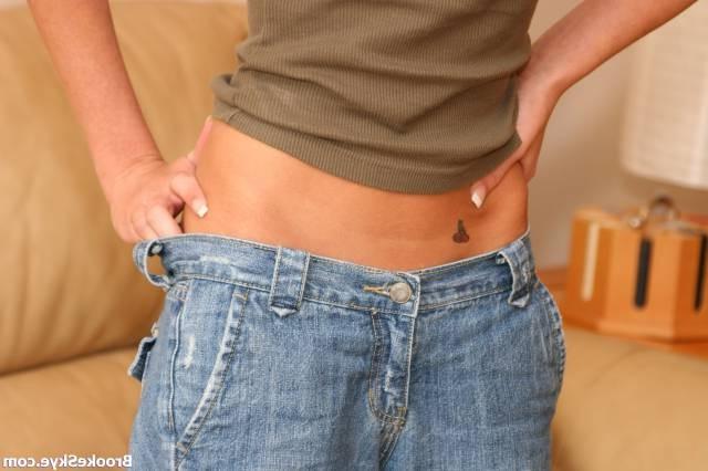 16P sweet teen in blue jeans