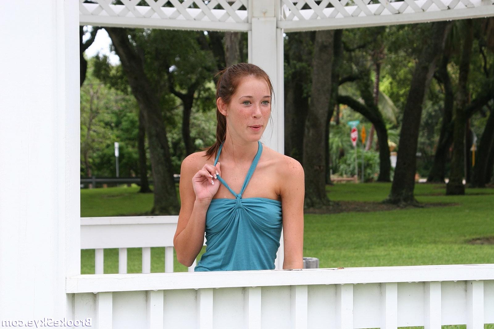 16P tight teen shows off her perky little titties