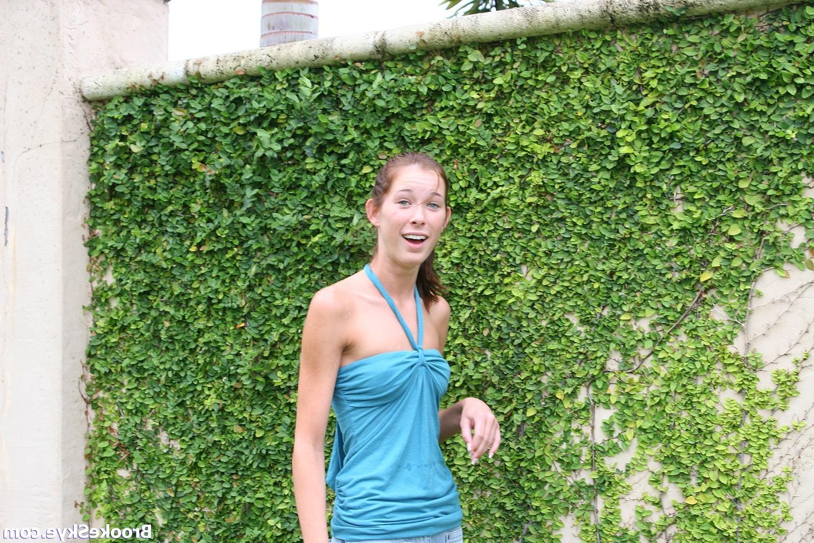 16P tight teen shows off her perky little titties