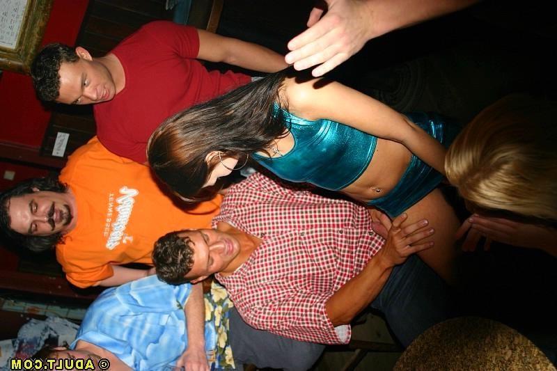 16P Sluts at the party drunk and on their knees suckin