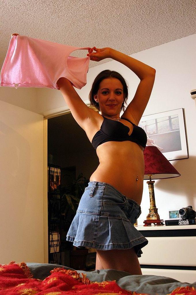 16P tight brunette whore gets a mouth full of cum