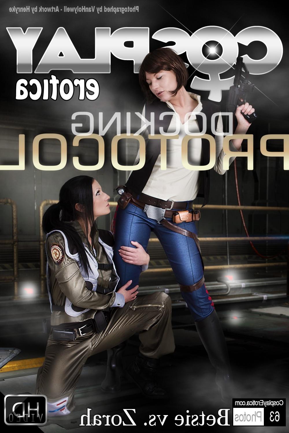 12P CosplayErotica  Han Solo StarWars vs Boomer Battlestar Galactica nude cosplay