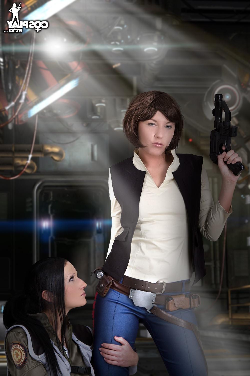 12P CosplayErotica  Han Solo StarWars vs Boomer Battlestar Galactica nude cosplay