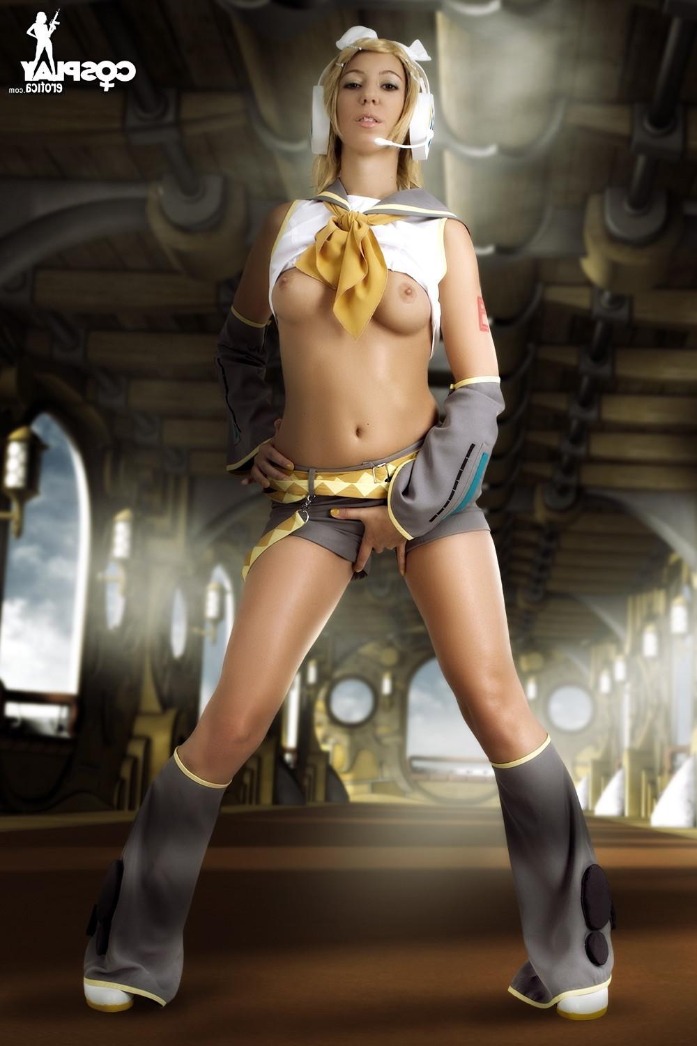 12P CosplayErotica  Rin Kagamine Vocaloid nude cosplay