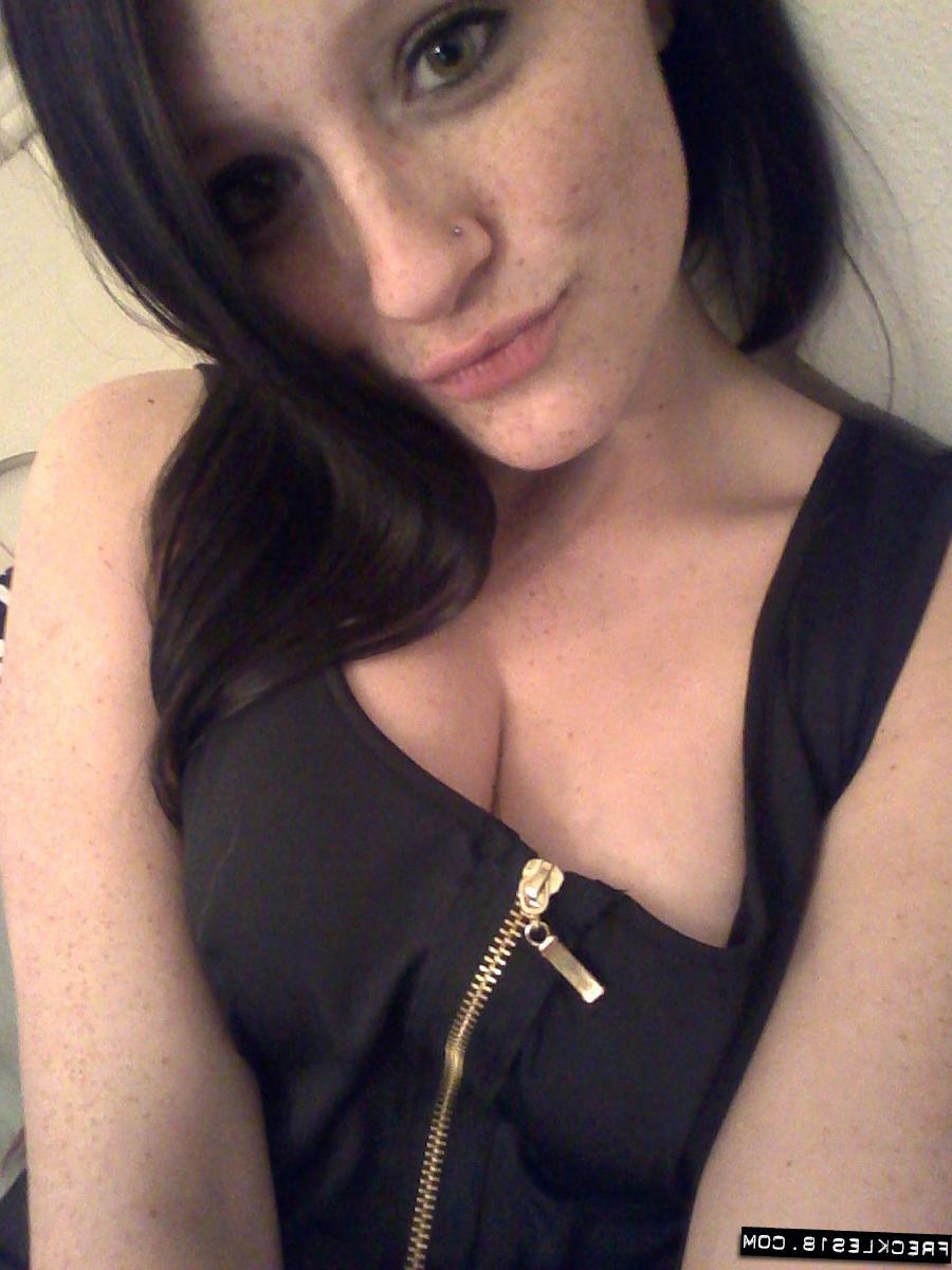 12P Sexy teenager Freckles 18 sucking on a big black dildo