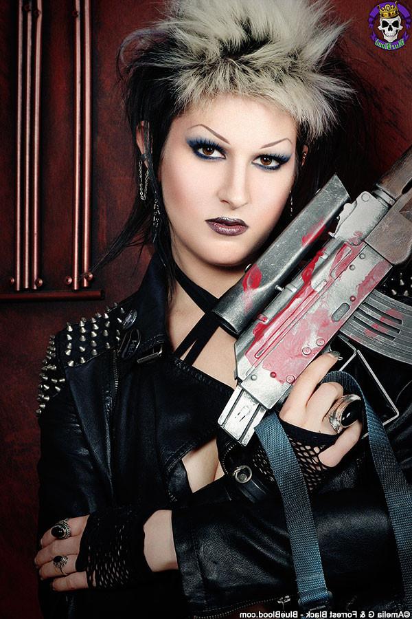 15P Gothic Cyberpunk Wastelad Warrior Babe Alley Shiver