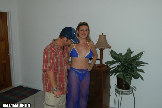 15P Milf with huge tits and tight ass gets some of the hunter dick