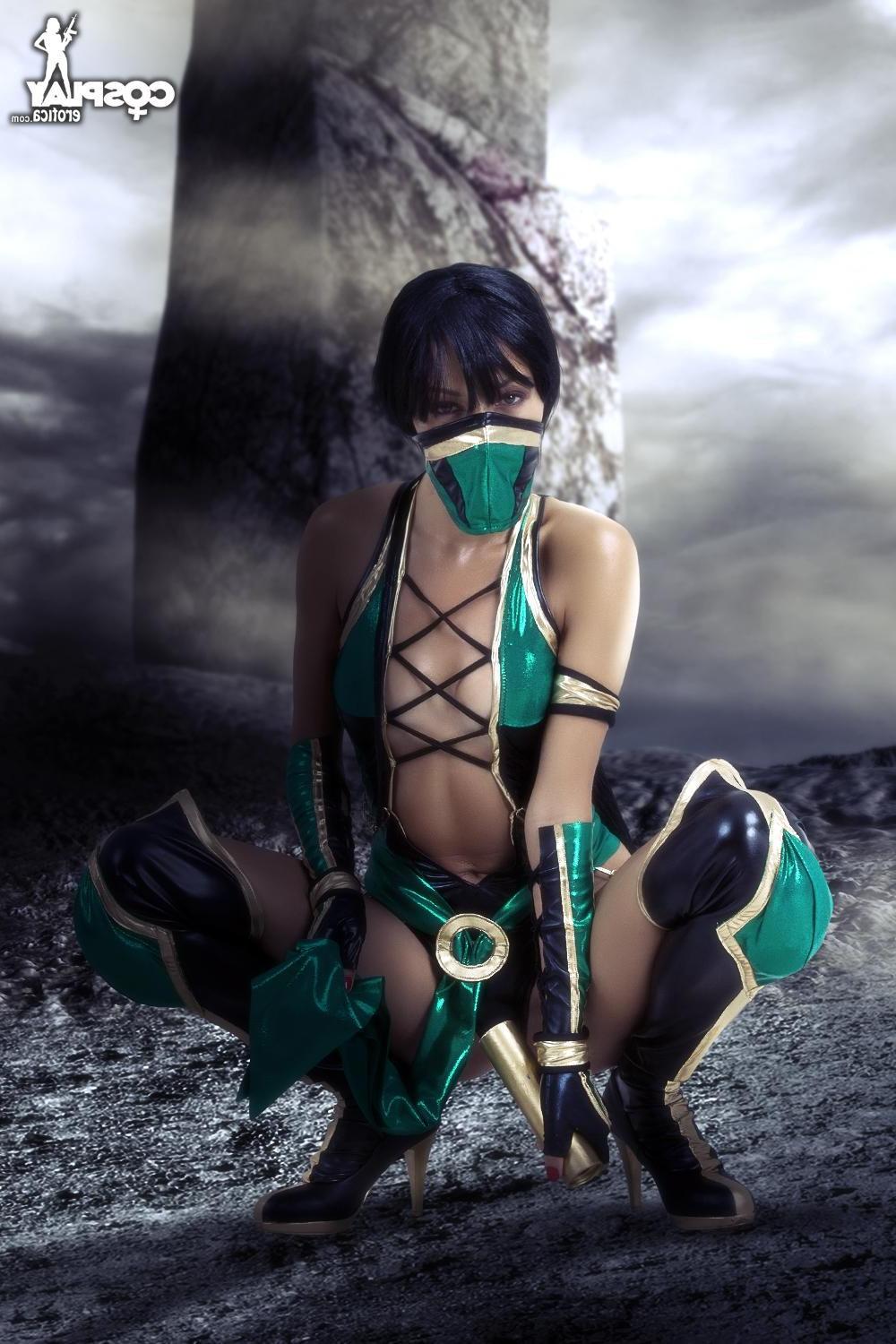 12P CosplayErotica  Jade Mortal Kombat nude cosplay