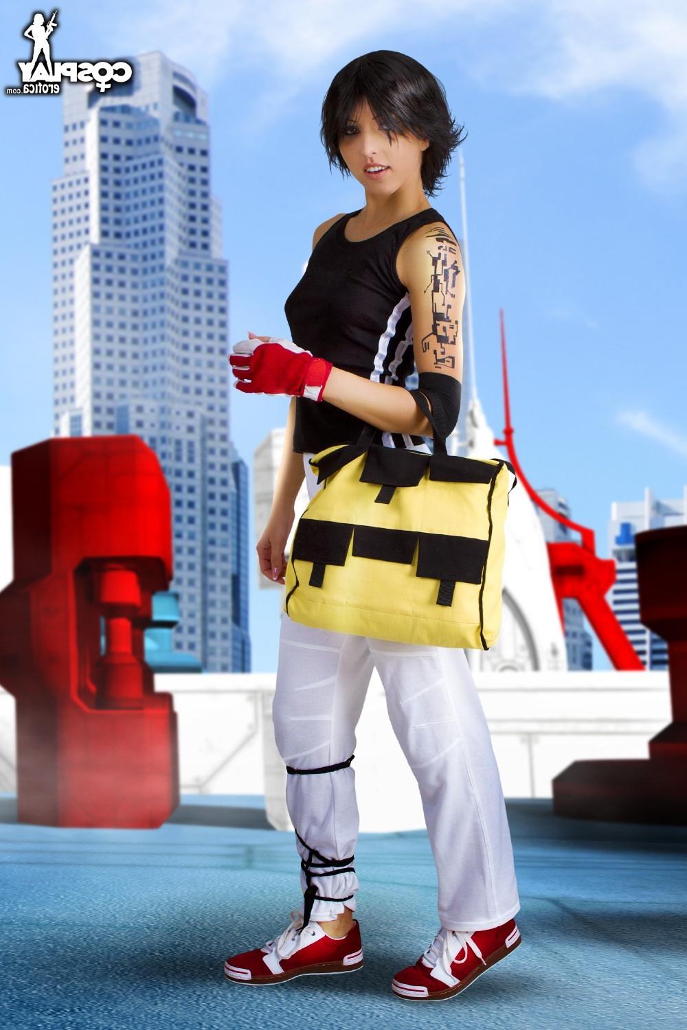 12P CosplayErotica  Faith Connors Mirrors Edge nude cosplay