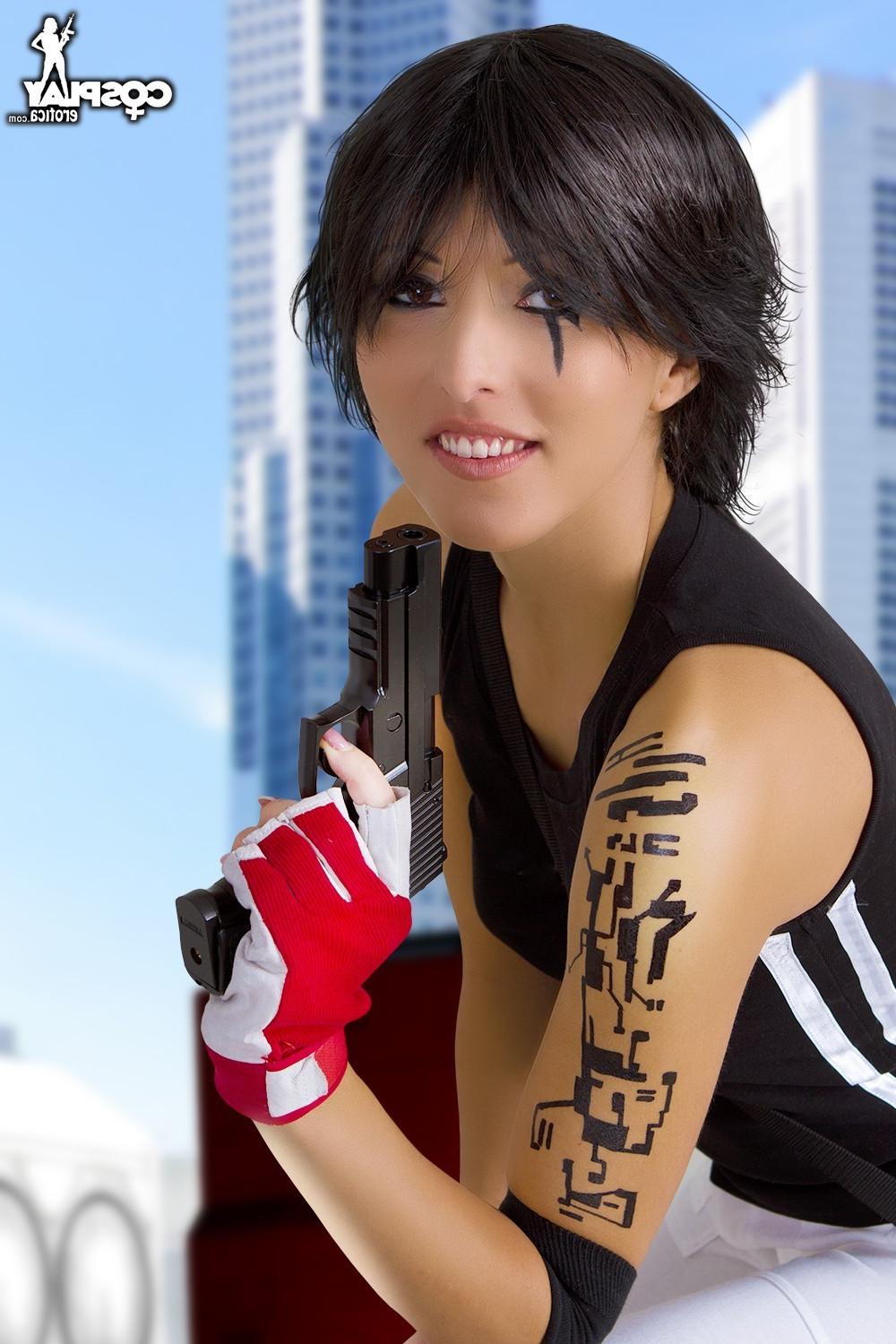 12P CosplayErotica  Faith Connors Mirrors Edge nude cosplay