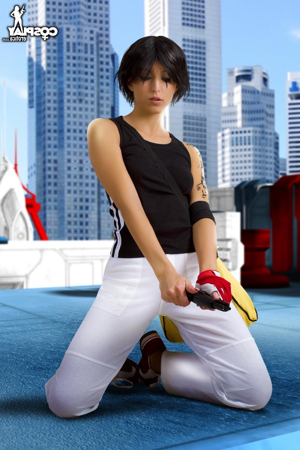 12P CosplayErotica  Faith Connors Mirrors Edge nude cosplay