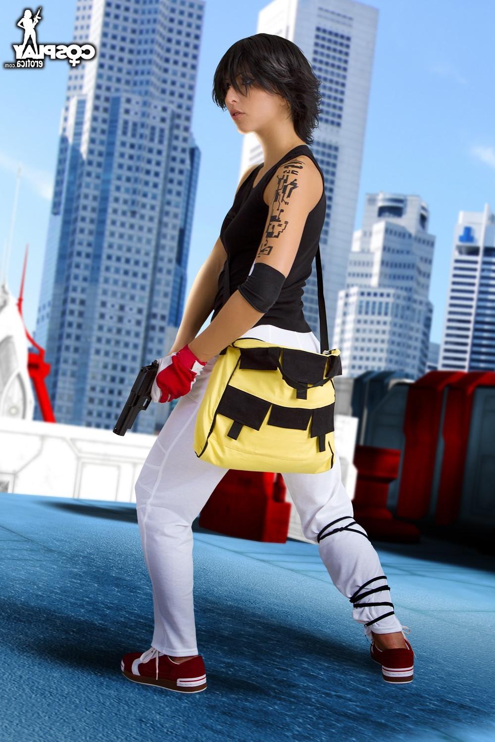 12P CosplayErotica  Faith Connors Mirrors Edge nude cosplay