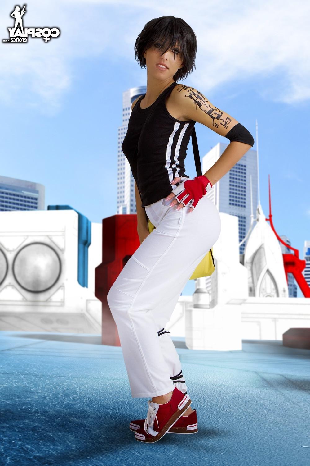 12P CosplayErotica  Faith Connors Mirrors Edge nude cosplay