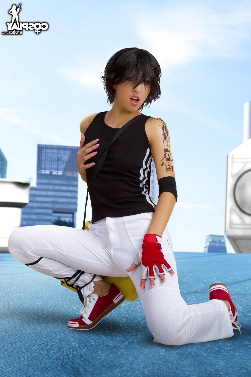 12P CosplayErotica  Faith Connors Mirrors Edge nude cosplay