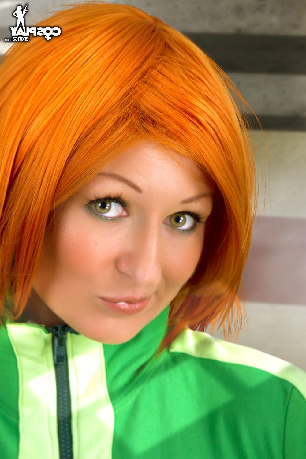 12P CosplayErotica  Chie Satonaka Persona 4 nude cosplay