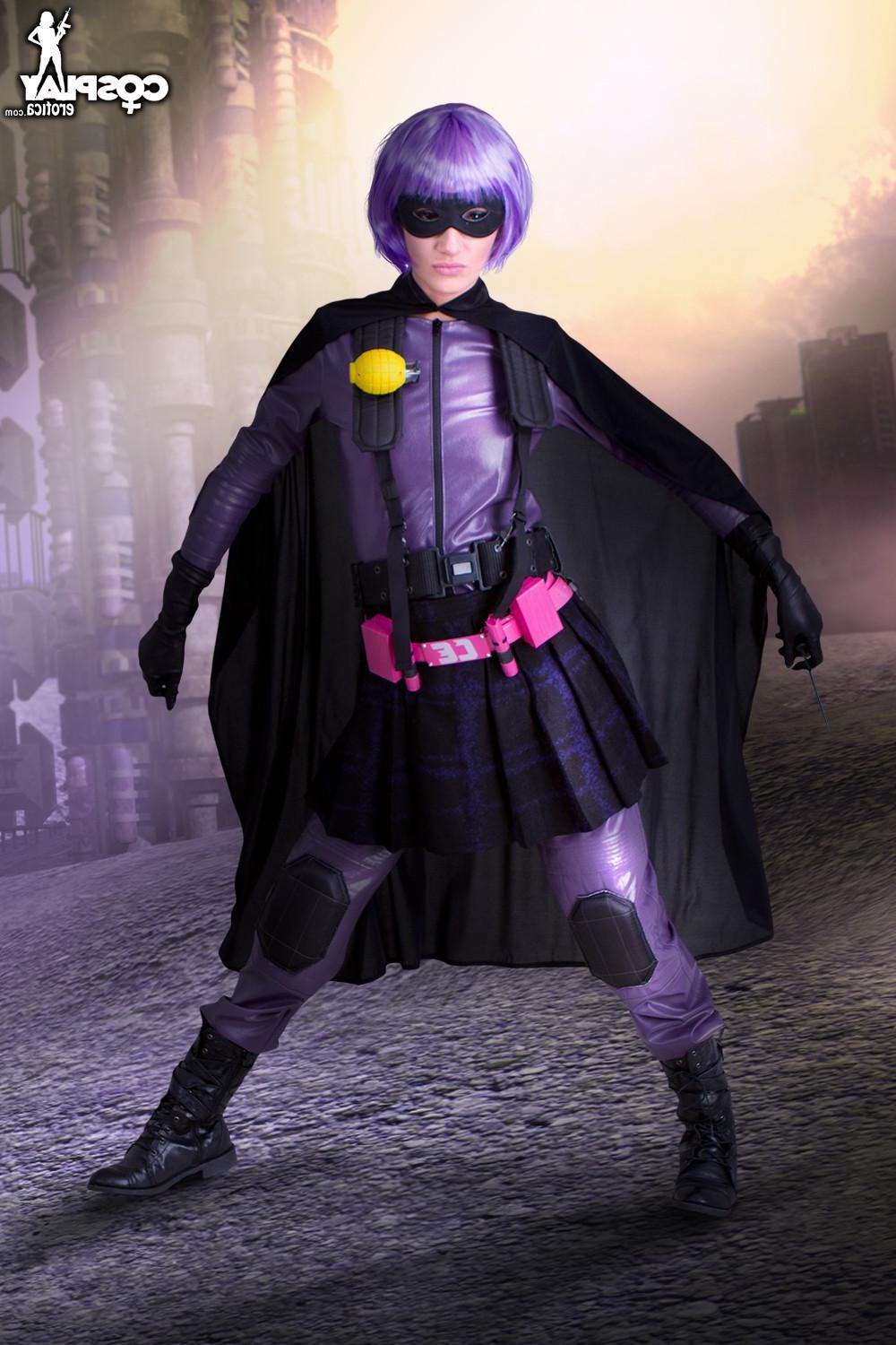 12P CosplayErotica  Hit Girl Kick Ass nude cosplay