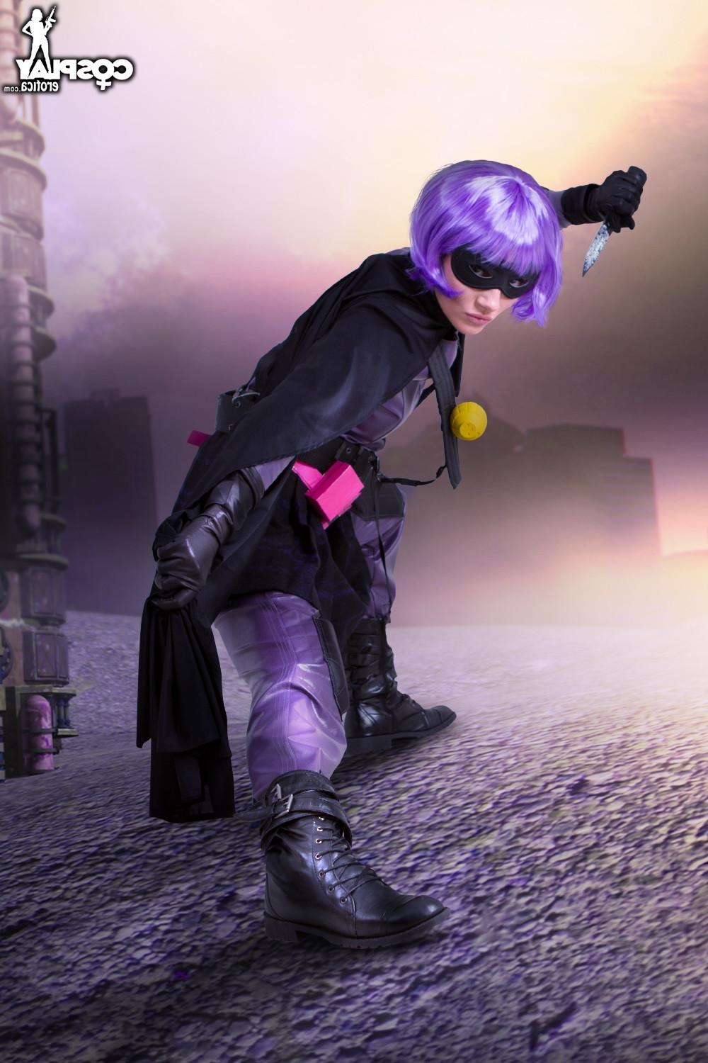 12P CosplayErotica  Hit Girl Kick Ass nude cosplay