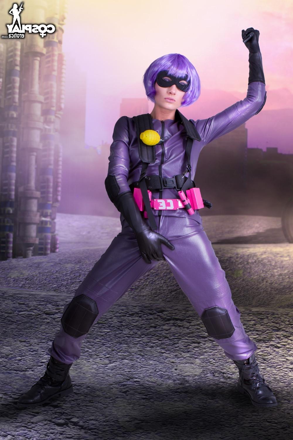 12P CosplayErotica  Hit Girl Kick Ass nude cosplay