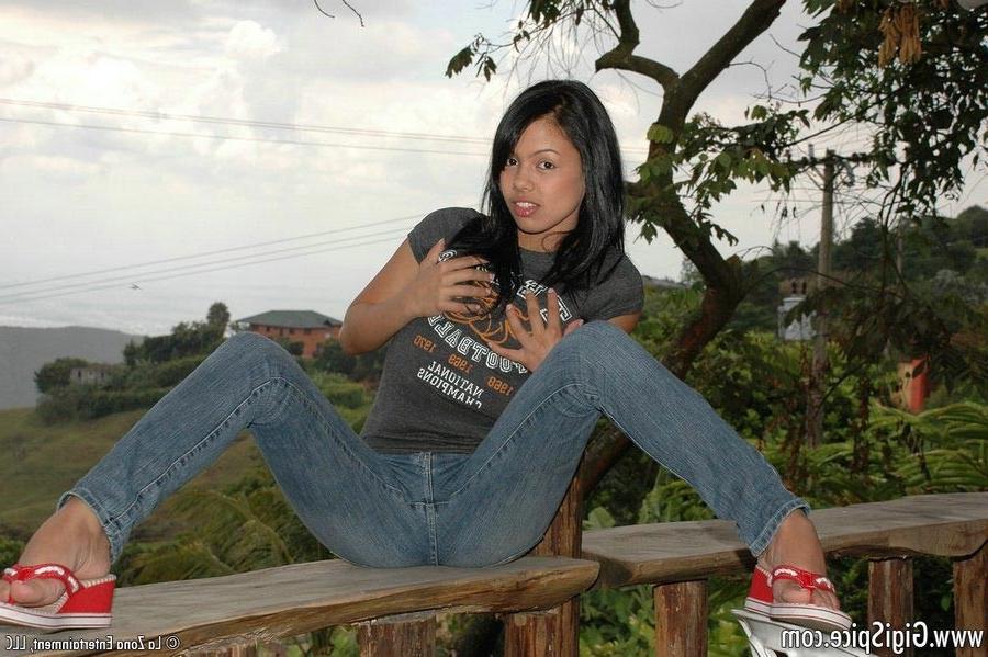 15P Gigi Spice having sex on the patio