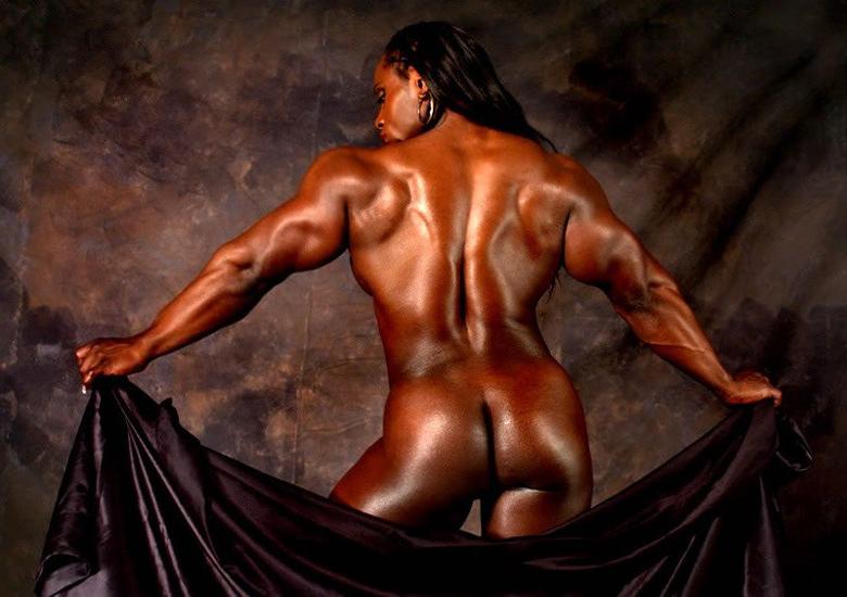 12P Massive black Goddess ripped strong sexy body