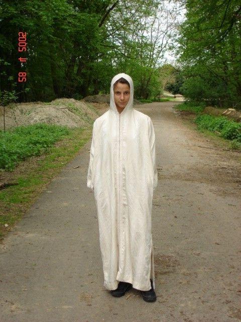 15P Fitness dressed in sexy long dress teases in the forest