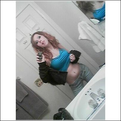 15P Gorgeous cute amateur busty teen posing on camera