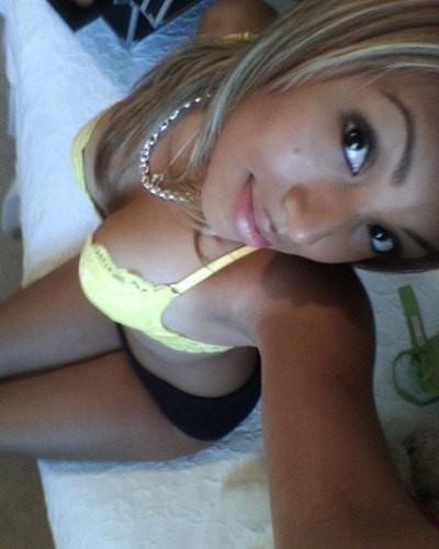 15P Gorgeous cute amateur busty teen posing on camera