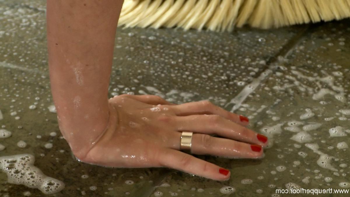24P Dirty slave slut trained to scrub floors and get fucked