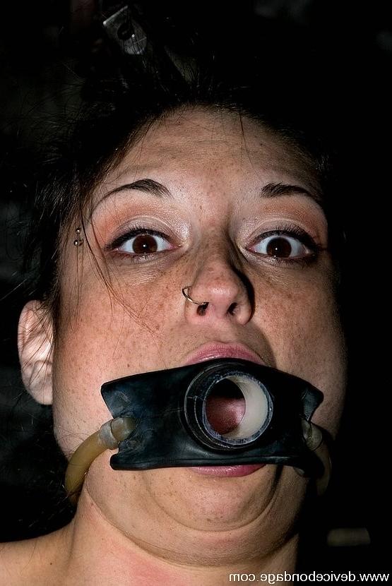15P Nude Tabatha Tucker gaged in strap bondage forced to orgasm