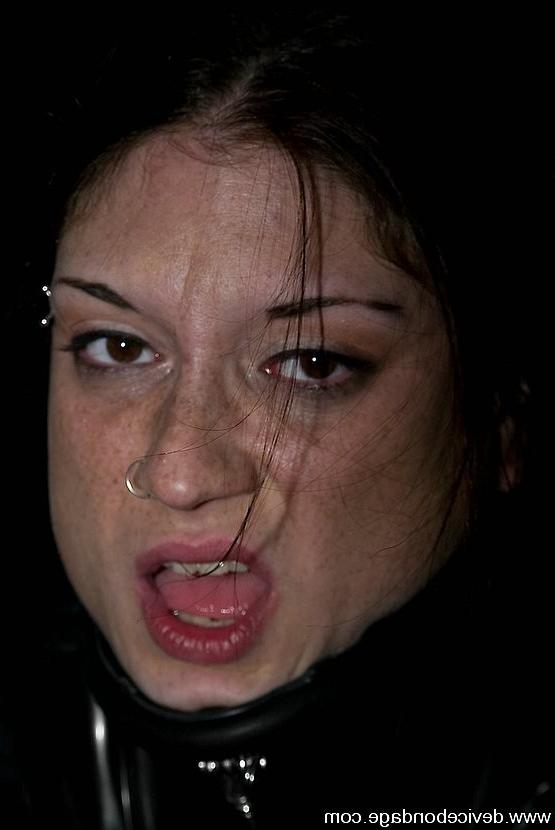 15P Nude Tabatha Tucker gaged in strap bondage forced to orgasm