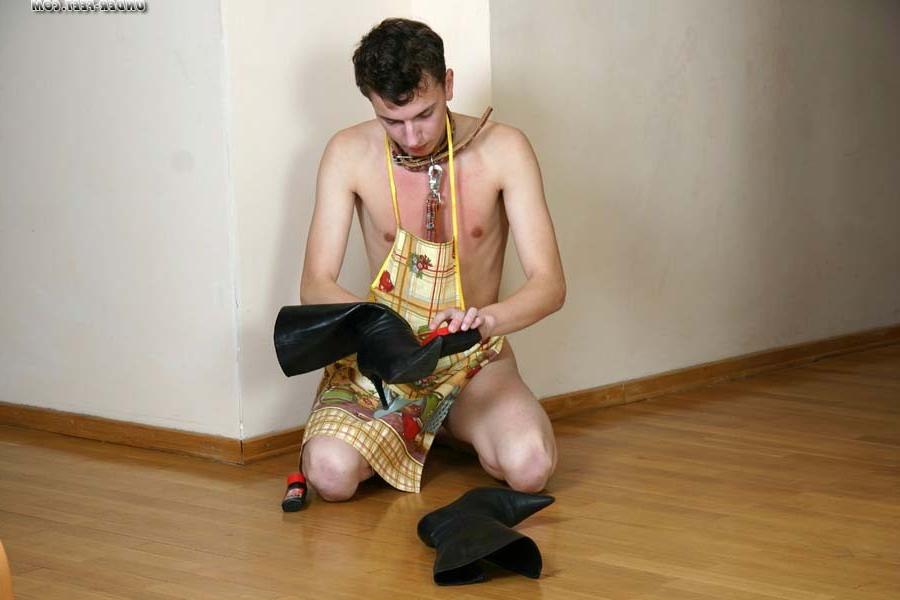 16P This male cinderella is gonna have to work hard tonight for his mistress