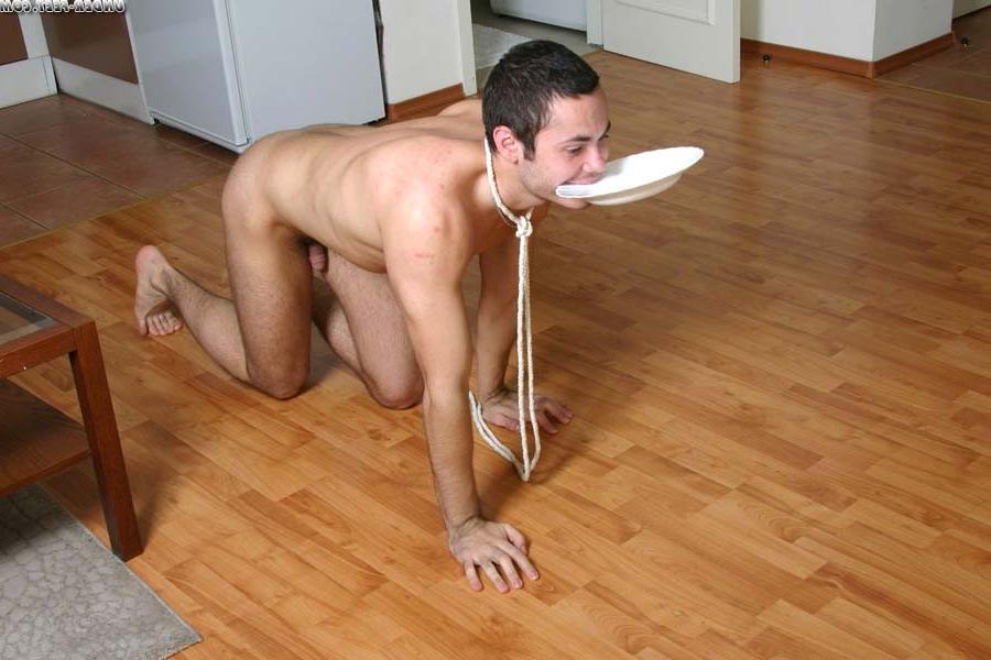 16P Ksusha feeds slave from the floor while dining with her friend