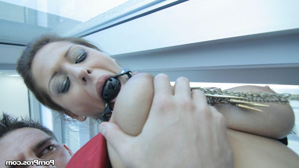 16P Busty teen Alison Star tied up and fucked hard