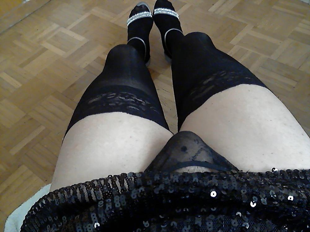 13P My night sissy dress