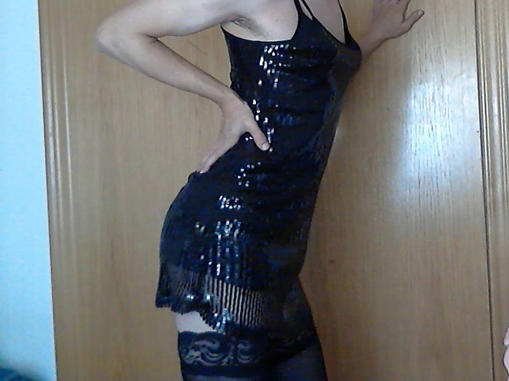 13P My night sissy dress