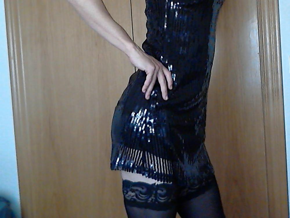 13P My night sissy dress