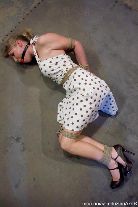 15P Cute blonde Allison Pierce gets forced into sexual submission