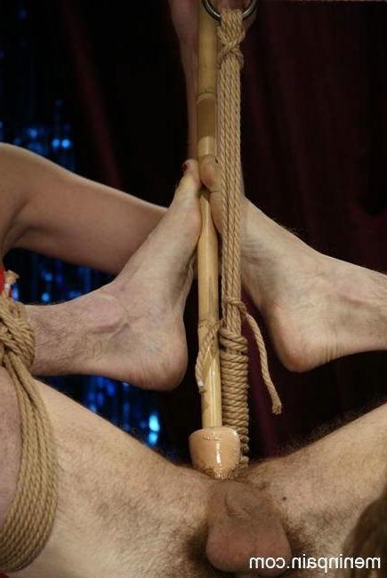 15P Helpless maleslave bound and fucked
