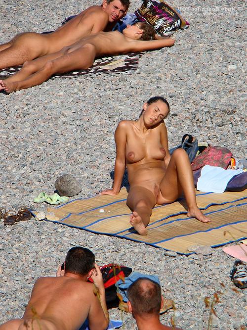 15P Everyone has clothes on except for this hot nudist