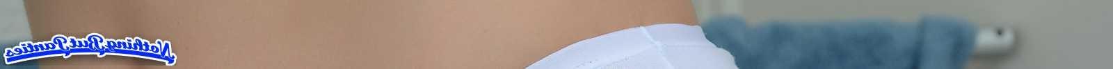 8P EU white cotton panties
